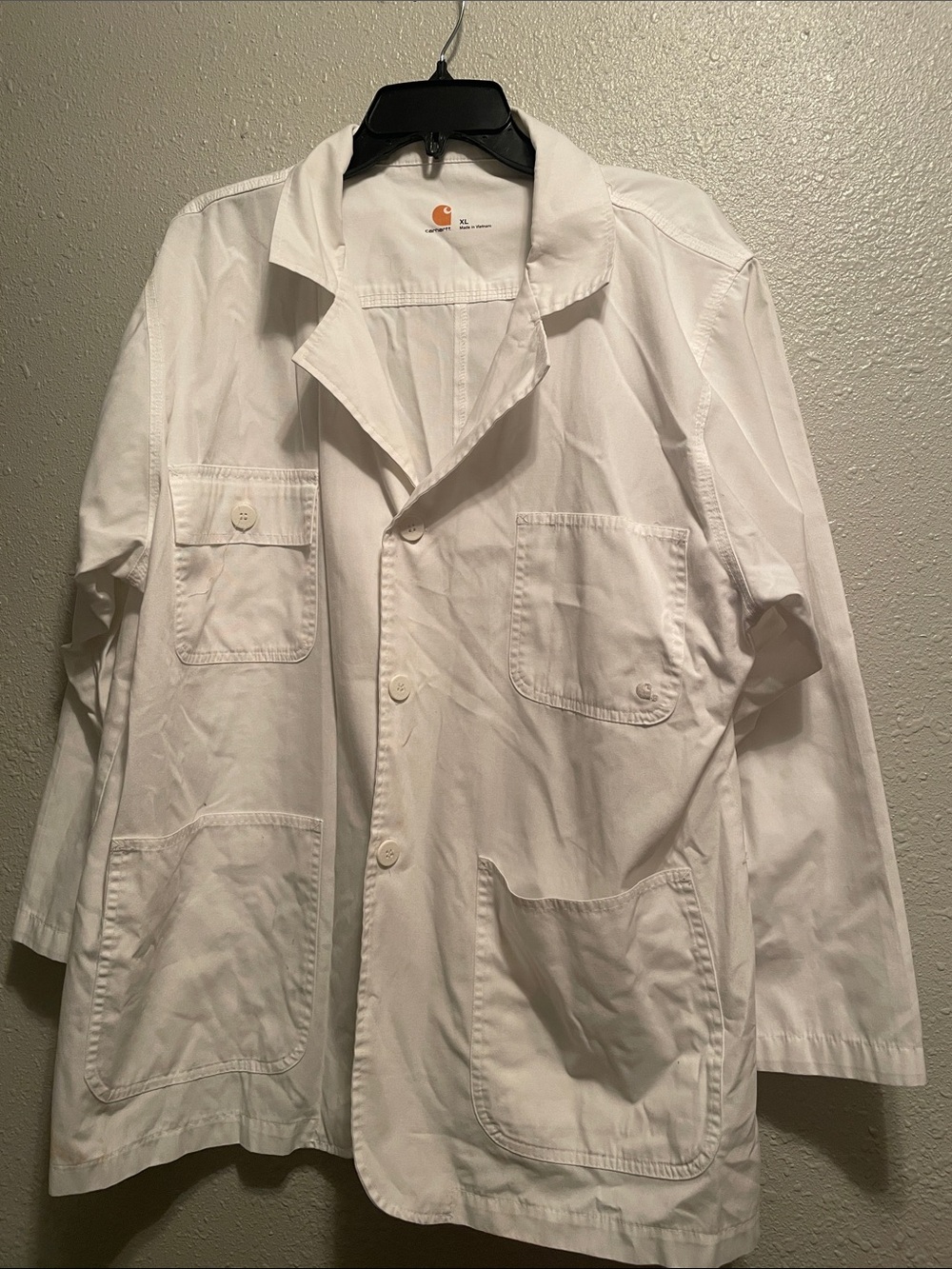Carhartt Men’s White Lightweight Work lab Jacket